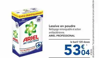 METRO Lessive En Poudre Ariel Professional offre