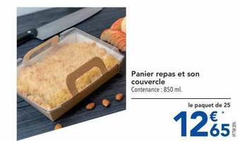Panier Repas Et Son Couvercle