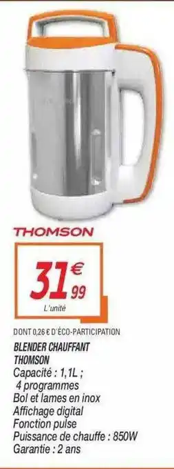 Netto Blender Chauffant Thomson offre