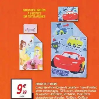 Netto Parure De Lit Enfant offre