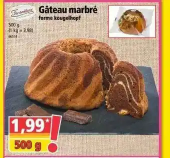 Norma Gâteau Marbré Forme Kougelhopf offre