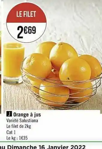 Spar Orange à Lus Salustiana offre