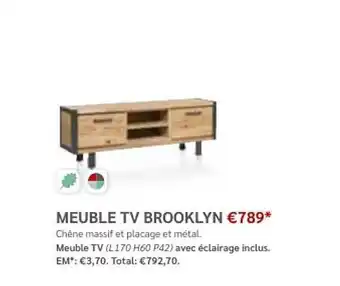 Meubles Crack Meuble Tv Brooklyn offre