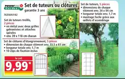 Norma POWER GARDEN Set de tuteurs ou clôtures offre