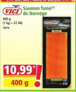 Norma VICI Saumon fumé de Norvège offre