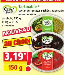 Norma CROC FRAIS Tartinable offre