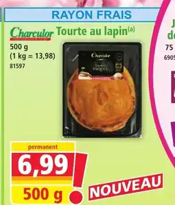 Norma CHARCULOR Tourte au lapin offre