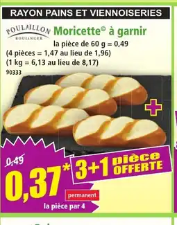 Norma POULAILLON Moricette à garnir offre