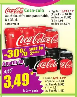Norma COCA-COLA offre
