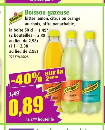 Norma SCHWEPPES Boisson gazeuse offre