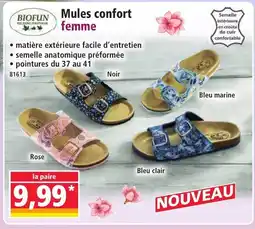 Norma BIOFUN Mules confort femme offre