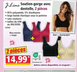 Norma J-LINE Soutien-gorge avec dentelle, 2 pièces offre