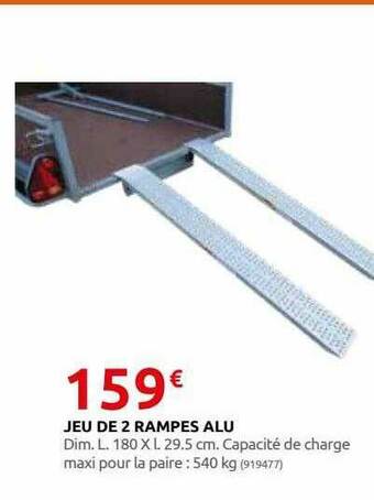 Rural Master Jeu De 2 Rampes Alu offre