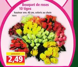Norma Bouquet de roses 10 tiges offre