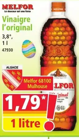 Norma MELFOR Vinaigre l'original offre