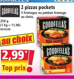 Norma GOODFELLAS 2 pizzas pockets offre
