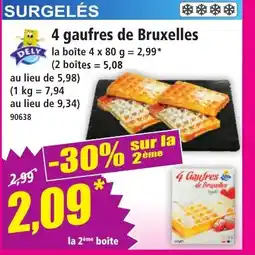Norma DELY 4 gaufres de Bruxelles offre