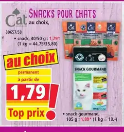 Norma CAT Snacks pour chats offre