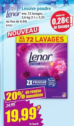 Norma LENOR Lessive poudre offre