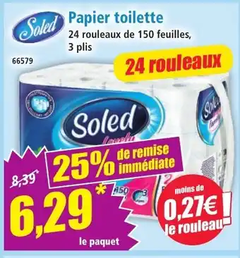 Norma SOLED Papier toilette offre