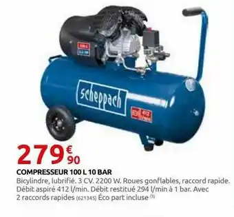 Rural Master Compresseur 100 L 10 Bar offre
