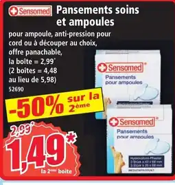 Norma SENSOMED Pansements soins et ampoules offre