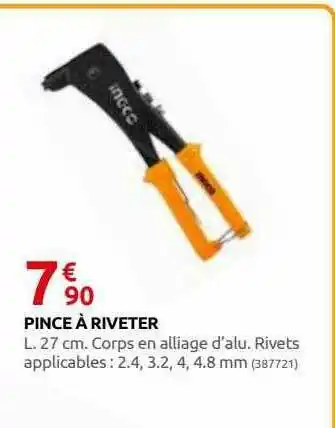 Rural Master Pince à Riveter offre