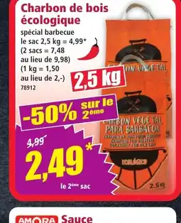 Norma Charbon de bois écologique offre