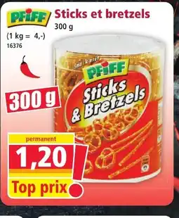 Norma PFIFF/ Sticks et bretzels offre