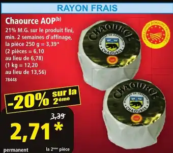 Norma CHAOURCE AOP offre