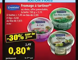 Norma CREMISÉE Fromage à tartiner offre