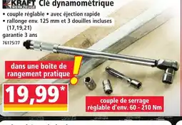 Norma KRAFT Clé dynamométrique offre
