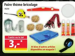Norma Foire thème bricolage offre