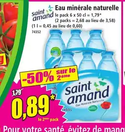 Norma SAINT AMAND Eau Minérale Naturelle offre