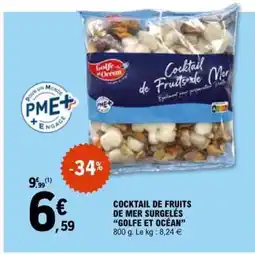 E.Leclerc COCKTAIL DE FRUITS DE MER SURGELÉS “GOLFE ET OCÉAN” offre