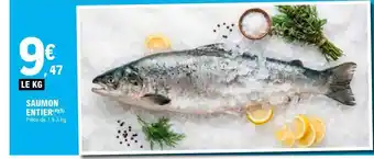 E.Leclerc SAUMON ENTIER offre