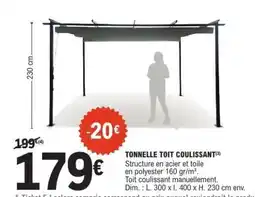 E.Leclerc TONNELLE TOIT COULISSANT offre