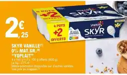 E.Leclerc SKYR VANILLE offre