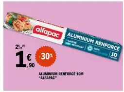 E.Leclerc ALUMINIUM RENFORCÉ 10M “ALFAPAC” offre