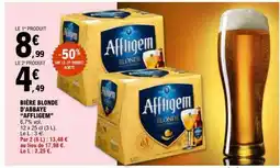 E.Leclerc BIÈRE BLONDE D'ABBAYE “AFFLIGEM” offre