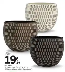 E.Leclerc POT ROND offre
