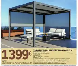 E.Leclerc Tonnelle Bioclimatique Fusain 4 X 3 M offre
