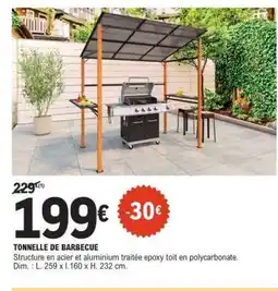 E.Leclerc TONNELLE DE BARBECUE offre