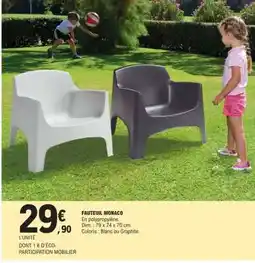 E.Leclerc FAUTEUIL MONACO offre
