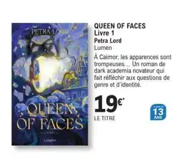 E.Leclerc QUEEN OF FACES offre