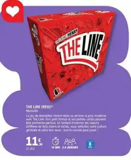 E.Leclerc THE LINE (RED) offre