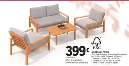 E.Leclerc SALON BAS 4 PIÈCES offre