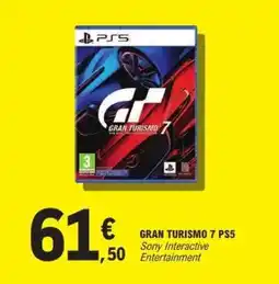 E.Leclerc GRAN TURISMO 7 PS5 offre