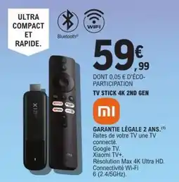 E.Leclerc TV STICK 4K 2ND GEN offre