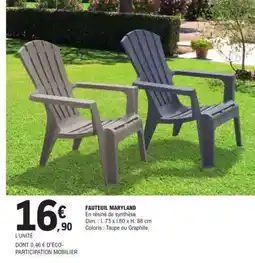 E.Leclerc FAUTEUIL 'MARYLAND' offre